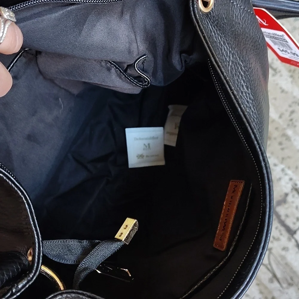 Montana West PU pebble leather black hobo bag with extra zip pouch